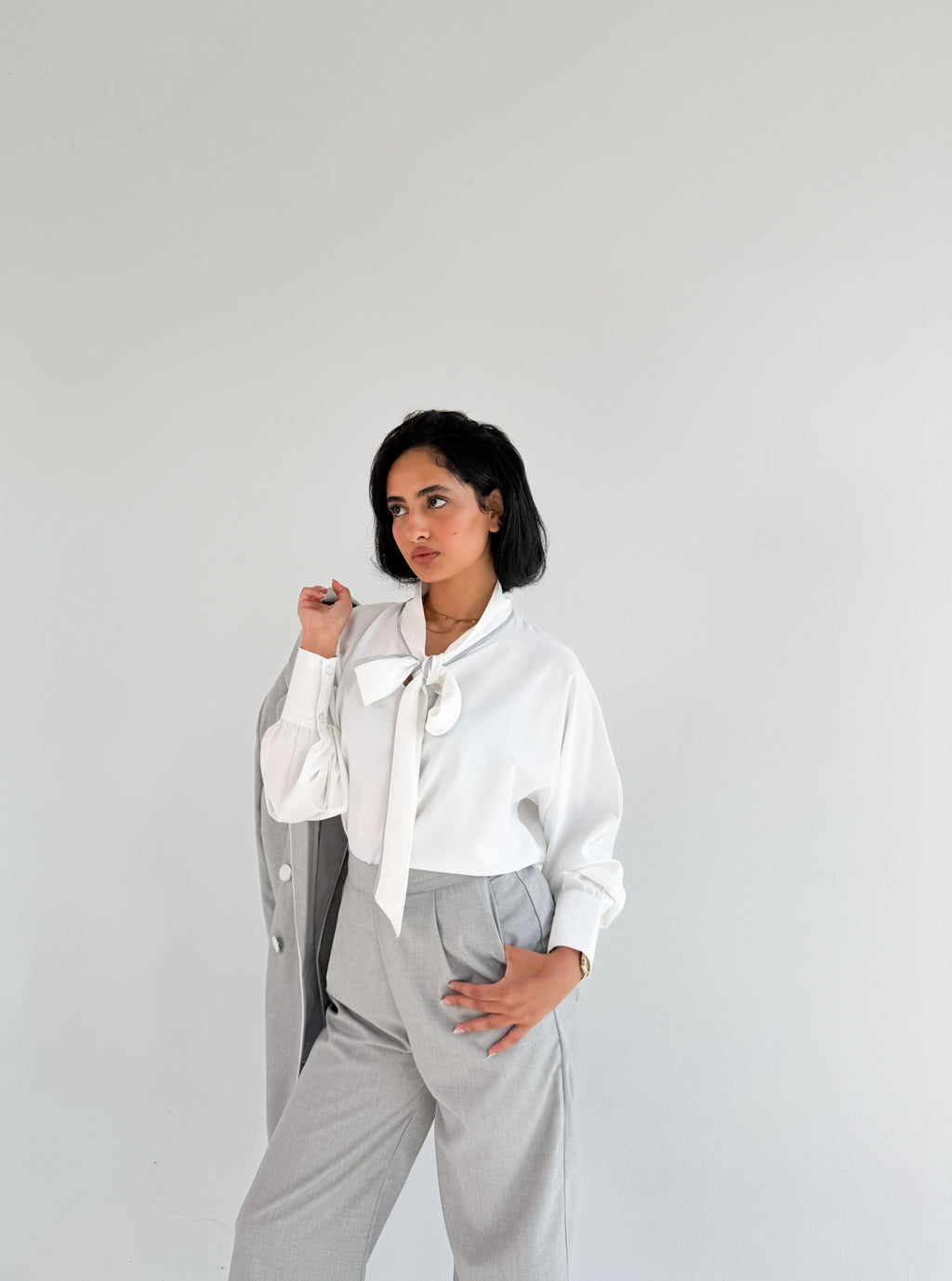 The Unconventional Grey Suit
