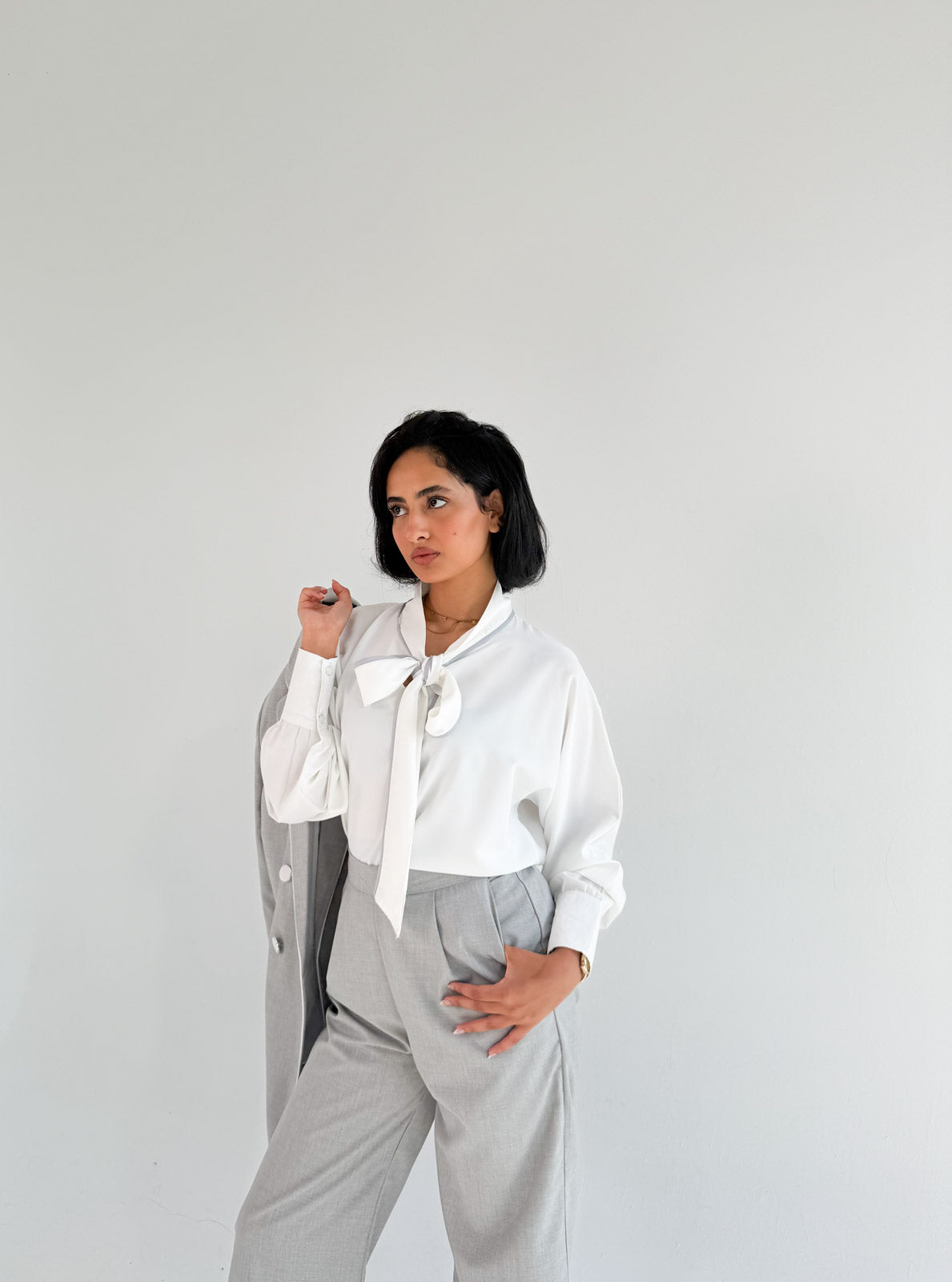 The Unconventional Grey Suit