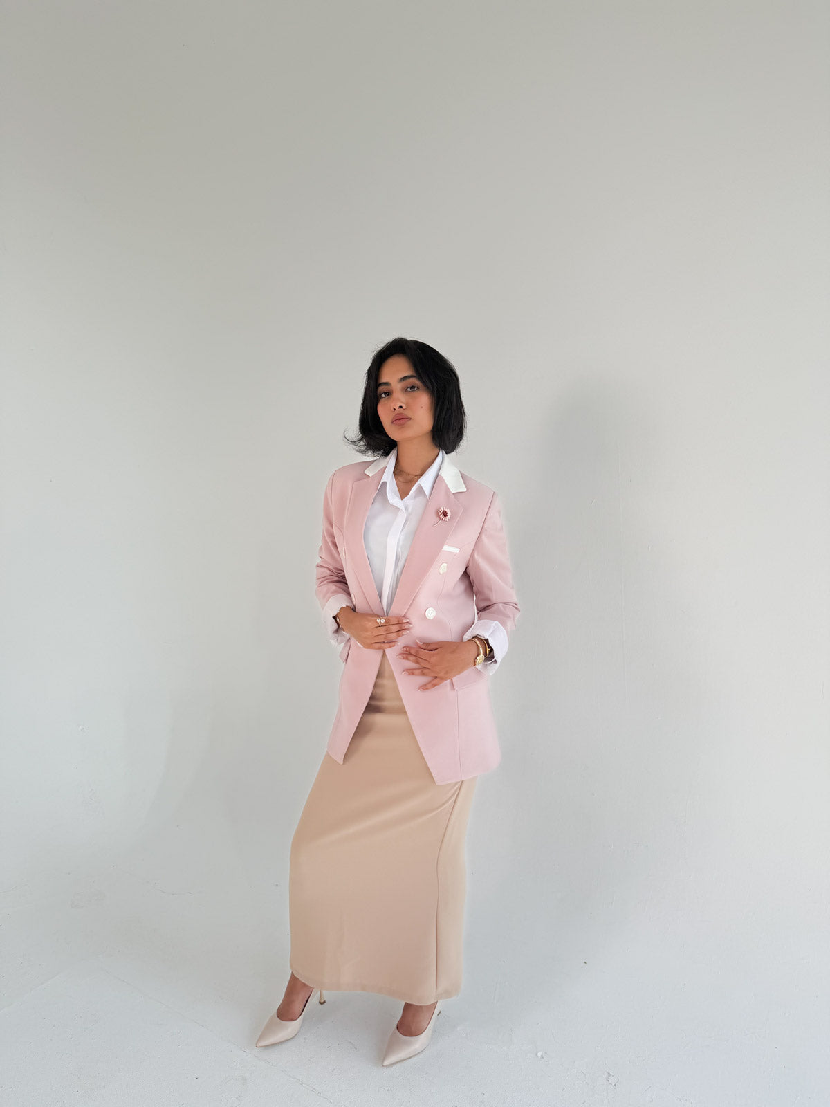 Cashmere & Off-White Blazer