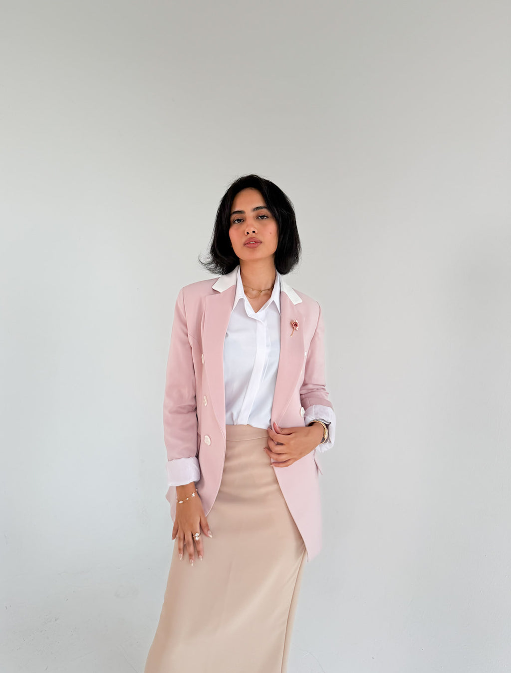 Cashmere & Off-White Blazer