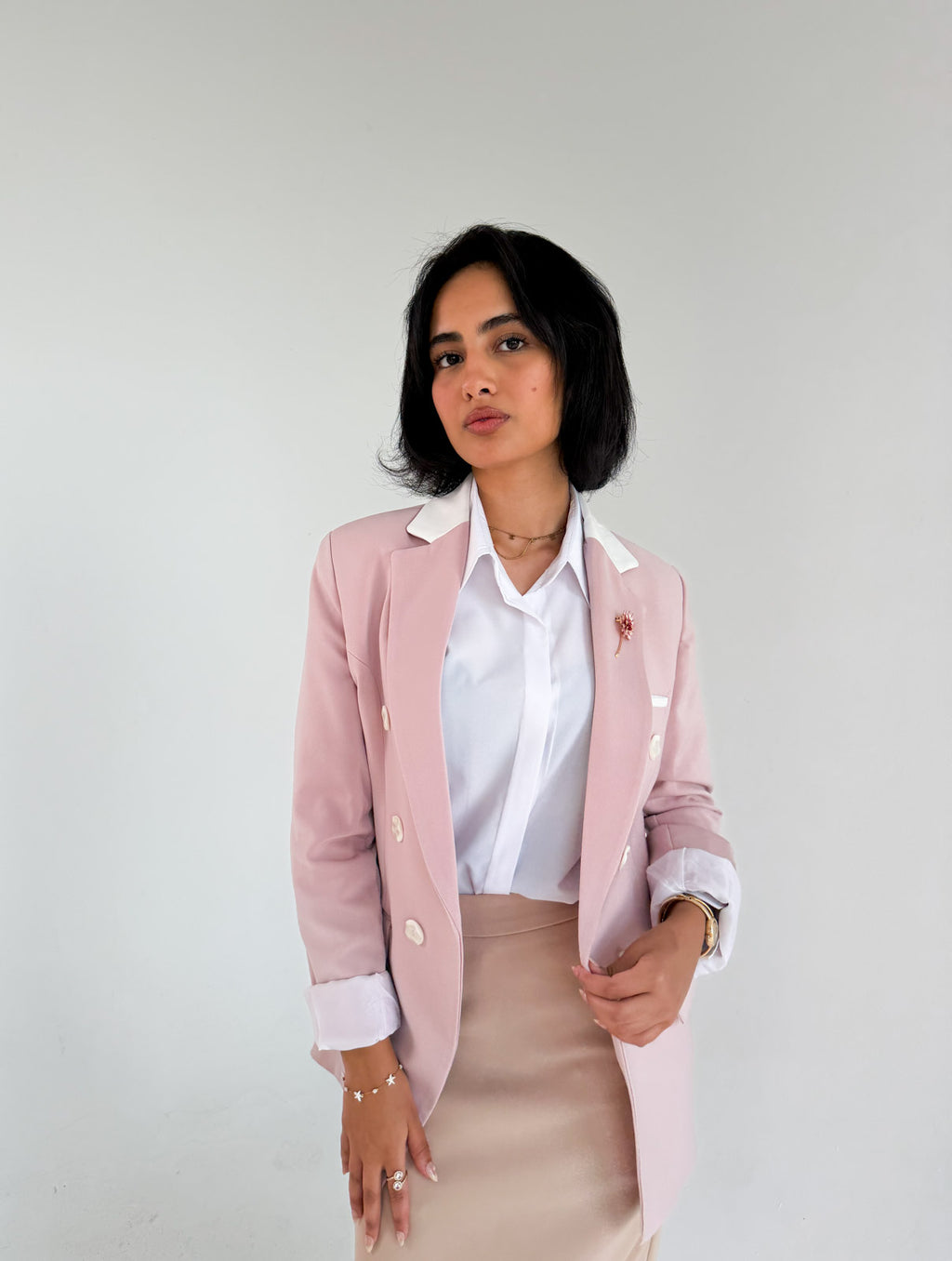 Cashmere & Off-White Blazer