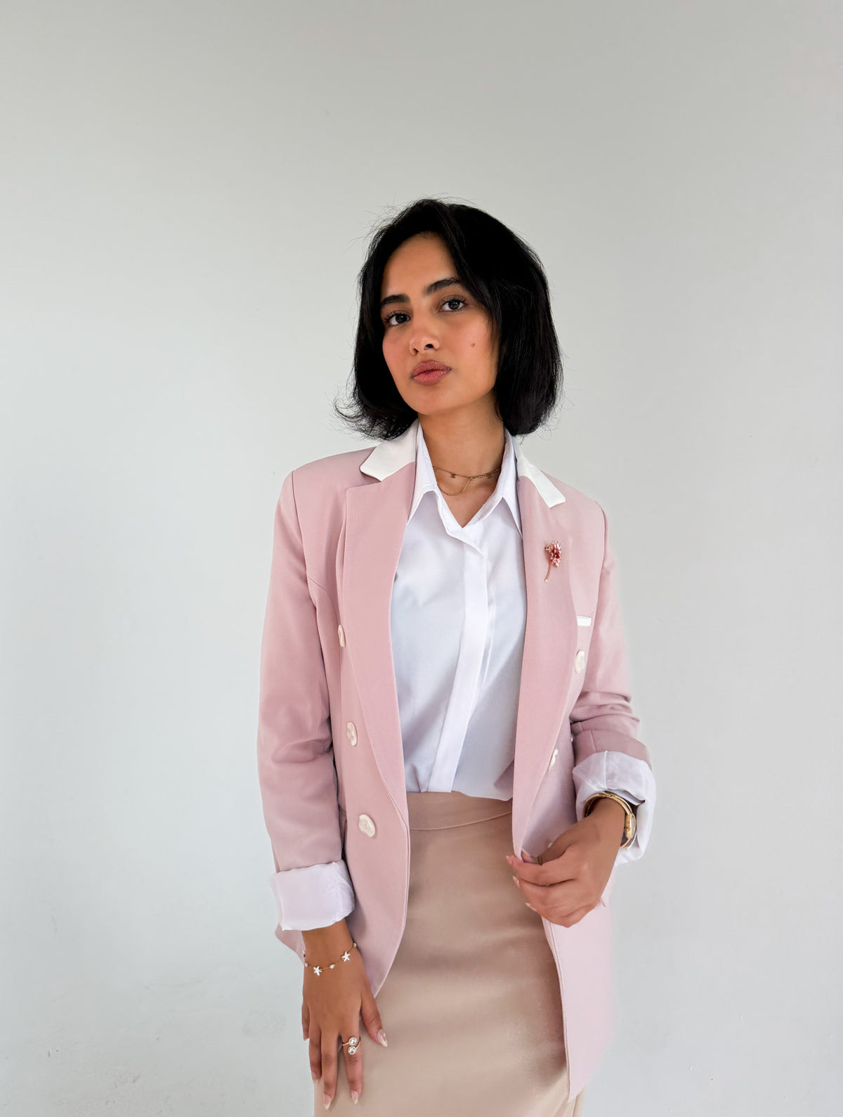 Cashmere & Off-White Blazer