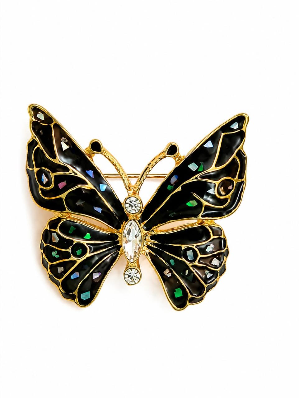 Midnight Butterfly Brooch 🦋✨