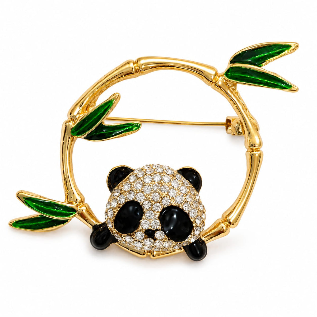 Panda Bamboo Brooch 🐼🎋
