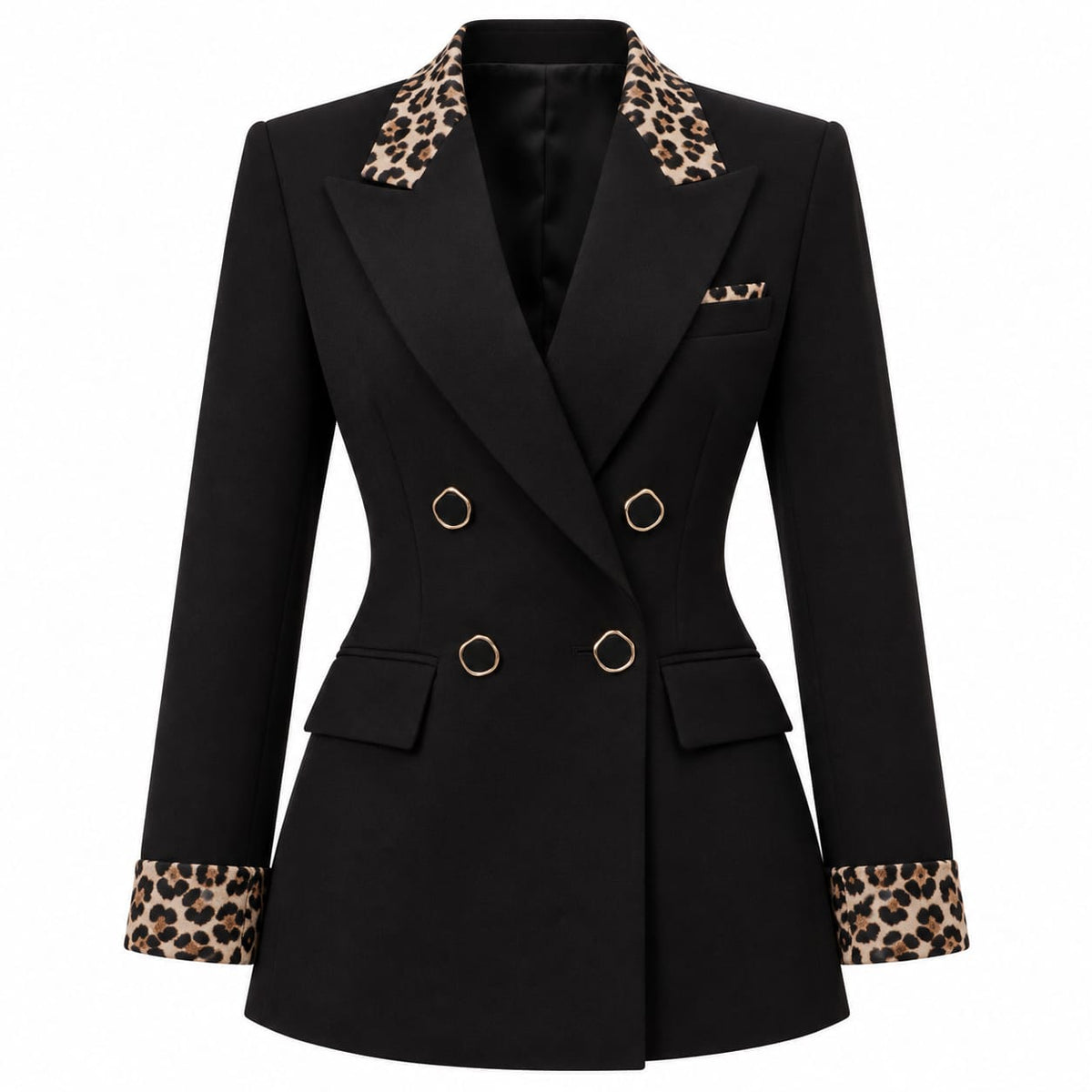 Iconic Black & Tiger Blazer