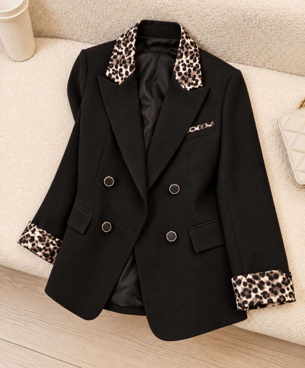 Iconic Black & Tiger Blazer