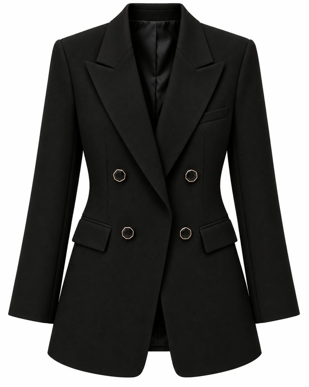 Black Gabardine Blazer