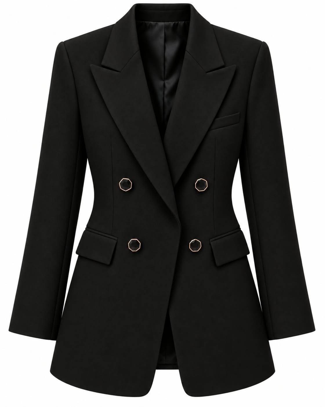 Black Gabardine Blazer