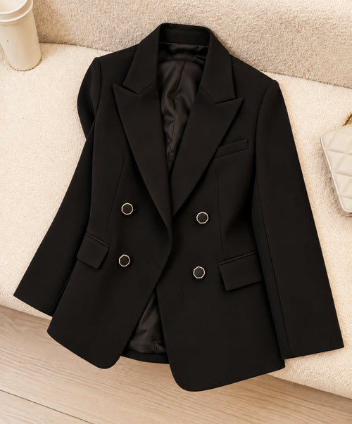Black Gabardine Blazer