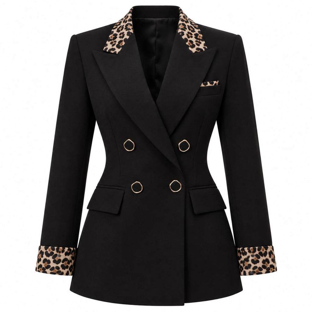 Iconic Black & Tiger Blazer